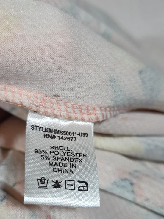 Haute Monde Pink Floral Pleated Skirt Size Large Womens - Picture 7 of 7